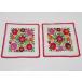  вставка .- рука вышивка. античный doi Lee 2 позиций комплект / Венгрия традиция. вставка .- вышивка вилка цветок. вышивка 