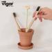 Vigar vi девушка поток ganik палец на ноге s щетка держатель FLORGANIC Tooth Brush Holder ( зубная щетка подставка зубная щетка класть зубная щетка установить симпатичный )