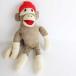 * ручная работа вязаная шапка sok Monkey * мягкая игрушка A Old Vintage античный ковер кукла 