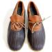 USA производства L.L.Bean bean ботинки Raver мокасины язык × Brown 9M* жевательная резинка обувь Old уличный кемпинг резиновые сапоги кожа 