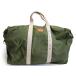 70s UNKNOWN нейлон большая спортивная сумка оливковый × слоновая кость 38* Vintage сумка "Boston bag" комплект сумка 