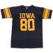 70s USA�� Champion�`�����s�I�� IOWA 80 �i���o�����O �R�b�g�� �t�b�g�{�[��T�V���c �� L���r���e�[�W �o�[�^�O �u���b�N