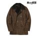 MOORERm-re-/ EMIDIO-ME мутон кожа бушлат Brown / распродажа объект 
