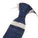 BARBA bar ba/ галстук вязаный галстук хлопок linen окантовка темно-синий / распродажа 