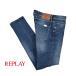 REPLAYli Play / ANBASS стрейч Denim тонкий Fit джинсы M914 голубой / распродажа объект 
