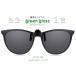 HUG OZAWA поляризованный свет складной пристегивающийся солнцезащитные очки момент солнцезащитные очки простой оборудован! GR-018C-BKM
