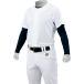 ZETT ゼット  メカパンメッシュフルオープンシャツ ホワイト BU1281MS-1100 野球 ユニフォーム