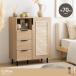  шкаф модный ширина 70cm тонкий living место хранения место хранения полки книжный шкаф буфет грудь living грудь Корея интерьер 