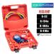 マニホールドゲージ缶切バルブ付　対応冷媒　R134a R22 R410A R404A対応　B