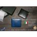 アウトレット ITALY LEATHER ショートウォレット/イタリーレザー仕様のラウンドジップ 短財布
