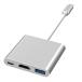 Type-C to HDMI Type-A �ϊ��A�_�v�^ USB3.0 3in1 HDMI/Type-C/USB3.0  4K 30Hz ���𑜓x  �����]�� �[�d Switch�Ή� Type-C�n�u ���^ �y�� TPUPH31