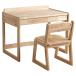  set NEWfiore wooden Kids desk + Kids chair chair drawer attaching table Ishizaki furniture SHIMOOKAsimooka