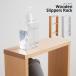  wooden tabletop attaching slippers rack 2 step slippers establish slippers length slippers stand slippers inserting entranceway storage disinfection fluid slim made in Japan Ishizaki furniture 