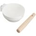  Ricci .ruRichell cooking supplies mortar and pestle suribachi set 10.5×14.0×4.5cm 55g