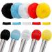 MOZOWO Mike cover disposable noise prevention karaoke for microphone cover anti-bacterial Mike cover Mike sponge 200PCS 5 color 