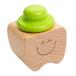 MRD. tooth case wooden . tooth inserting compact . tooth preservation for case ( green )