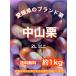  Ehime префектура производство Nakayama каштан сырой каштан 1 kilo каштан рис * сладости конструкция *. кожа .