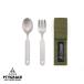 PTYGRACE titanium ложка & вилка комплект PY-6305 кемпинг уличный отдых compact сделано в Японии pli Grace 