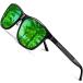 ���󥰥饹 UV �糰���к� ���ݡ��ĥ��󥰥饹 Black Frame/Green Lens �糰�����å� ���� �ե��å���� ������� ��� ��ǥ����� ��ư ���˥� �л�
