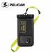 ���[ PELICAN �y���J�� �h�� �P�[�X �|�[�` Marine Waterproof IP68 �u���b�N/�C�G���[ iPhone 16/15/14/13/12/11 Galaxy Google Pixel