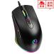  немедленная уплата ge-ming мышь проводной мышь черный 7 кнопка 6 -ступенчатый DPI переключатель 6400DPI 7 цвет LED подсветка тихий звук проект энергосбережение Windows/Mac