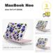 �}�b�N�u�b�N �J�o�[ PC �n�[�h ���h�~ �N���A ���� �v�����g �u���[�x���[ �S3�F MacBook Neo 13 �C���` (A3404) A18 Pro�`�b�v �P�[�X �ی� �Ռ��z�� ��������