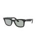  RayBan солнцезащитные очки RB2140F Wayfarer Asian Fit 601SR5 52 унисекс серый 52mm линзы ширина %100 подлинный товар 