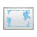  зеркало welcome board B4 голубой 