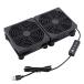 USB �t�@�� 12cm 2�A �É� 3�i�K���ʒ��� ��p�N�[���[ ���^ USB ��@ PC ��p�t�@�� ���������[�^�̗p 5V �_�u�� ����