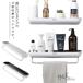  kitchen face washing pcs storage holder ornament towel hanger bus bath supplies adjustment shelves rack ornament storage toothbrush rack suction pad ornament simple stylish 