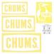 4���Z�b�g CHUMS �J�b�e�B���O �X�e�b�J�[ CH62-1482 CH62-1483 CH62-1484 CH62-1547