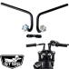 �z���_ �_�b�N�X ST125�p �����p�n���h���o�[�L�b�g DX042 Handlebars made of aluminum Diablo Custom Works black  Honda ST125 JB04 JB06
