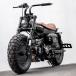 �z���_ �_�b�N�X ST125�p �����p�n���h���o�[�L�b�g DX042 Handlebars made of aluminum Diablo Custom Works black  Honda ST125 JB04 JB06 �֘A�摜5
