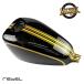 MAXNUS HONDA Rebel 250/500 для custom крышка топливного бака черный × желтый / Fuel Oil Tank Cover Black Yellow For HONDA Rebel250/500 MC49 PC60