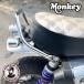 UDOM Honda Monkey 125 поручень [ серебряный / черный ]Grab Bar For Honda Monkey125 JB02 JB03 JB05