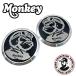 UDOM KARNCHANG �z���_�����L�[125 �^���N�G���u�����o�b�W2���Z�b�gHonda Monkey125 UDOM Tank Emblem Badge JB02 JB03