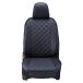  Clazzio seat cover Dayz /eK Wagon /eK Cross H31/4~ Clazzio quilt black × blue EM-750615EMA