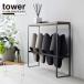  tower tower Yamazaki real industry / tabletop attaching slippers rack / slippers rack storage entranceway wood grain wooden tabletop attaching slim simple stylish 