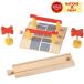  электропоезд деревянная игрушка железная дорога moku TRAIN направляющие . порез предупредительный сигнал объединенный простой симпатичный из дерева poponteta мужчина девочка ребенок день рождения Рождество подарок gi...