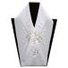刺繍半襟 花柄ししゅう半衿 白地菊花金1 礼装着物用 留袖 日本製ネット通販 着物　振袖　格安レンタル