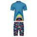 Mountain Warehouse Kids Printed Rash Guard & Shorts - UPF50+ Swimwear Two T