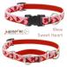  Suite Heart рисунок ошейник 18mm ширина одним движением ошейник половина воздушная заслонка цвет Martin ge-ruLUPINEru сосна America производства легкий крепкий Sweet Heart