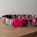 COASTAL Hunter тропический цветок рисунок ошейник *L размер для больших собак Styles Adjustable Dog Collar Hunter Tropical Flower