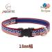  одним движением ошейник *M размер *18mm ширина Star & полоса рисунок 33-56cm LUPINEru сосна America производства легкий крепкий средний собака регулируемый 