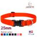  одним движением ошейник *S размер *25mm ширина одиночный цвет orange 30-50cm LUPINEru сосна America производства легкий крепкий средний собака * большой собака solid цвет 