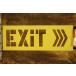 EXIT stencil сиденье * выход стрела печать igjito выкройки покраска бумажный большой -2