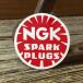 NGK зажигание штекер Logo способ круглый стикер * наклейка enji-ke- детали маленький JLSTms20