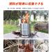 �l�C�`���[�X�g�[�u �E�b�h�X�g�[�u ���Α� ��^ �񎟔R�� �A�E�g�h�A �L�����v�p �\���X�g�[�u ��19�~h30cm �y�� �R���p�N�g �����^�ѕ֗� �X�e�����X �ܓ� �֘A�摜3