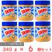skipi- арахисовое масло super коричневый nk340g×6 шт 
