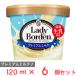 [ лёд ] Lotte reti-bo-ten Mini cup premium молоко 120ml×6 шт 